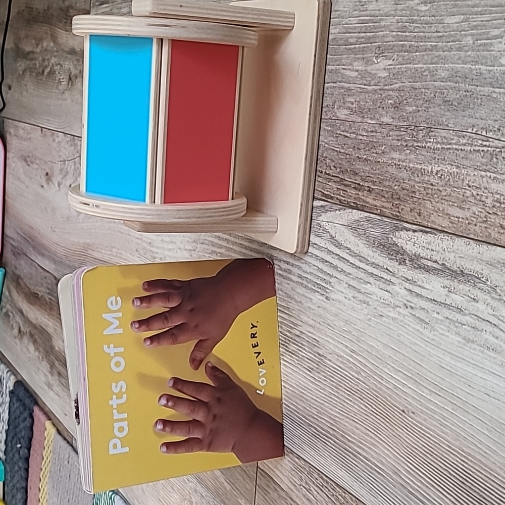 Lovevery Spinning Rainbow & Parts of Me Book The Sensor Playkit Months 5-6